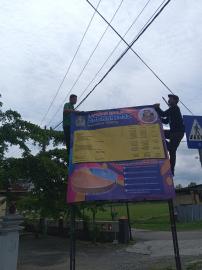 PEMASANGAN BANNER PUBLIKASI LPJ APBKAL 2023